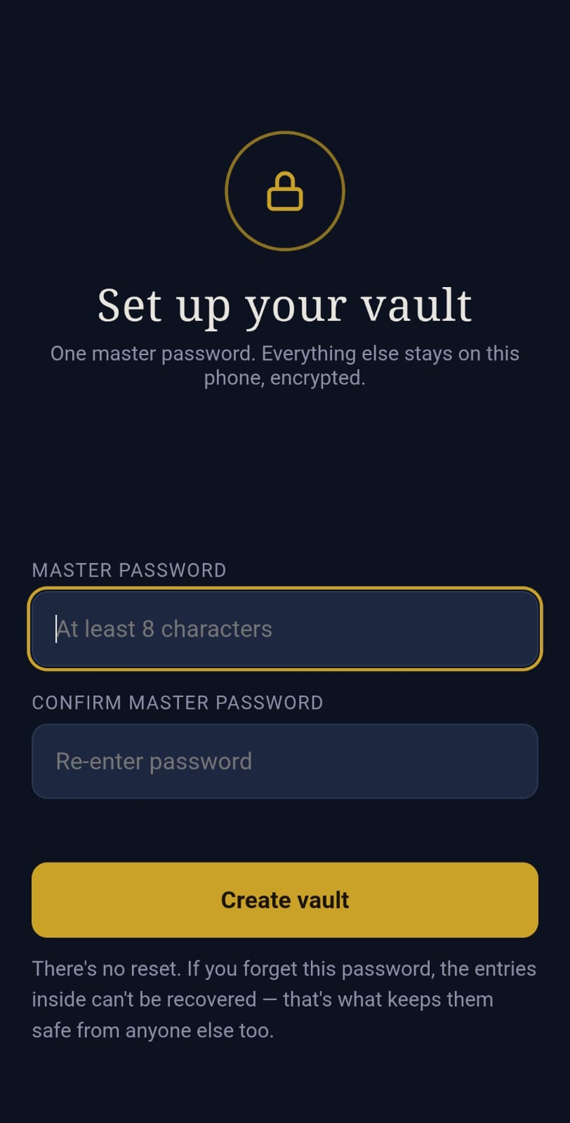 Login Screen
